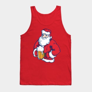 Drinking Santa - Beer X-Mas Xmas Christmas Tank Top